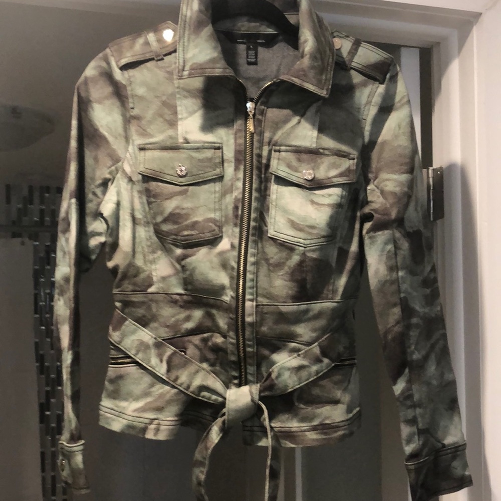 Ladies printed Utility Jacket
